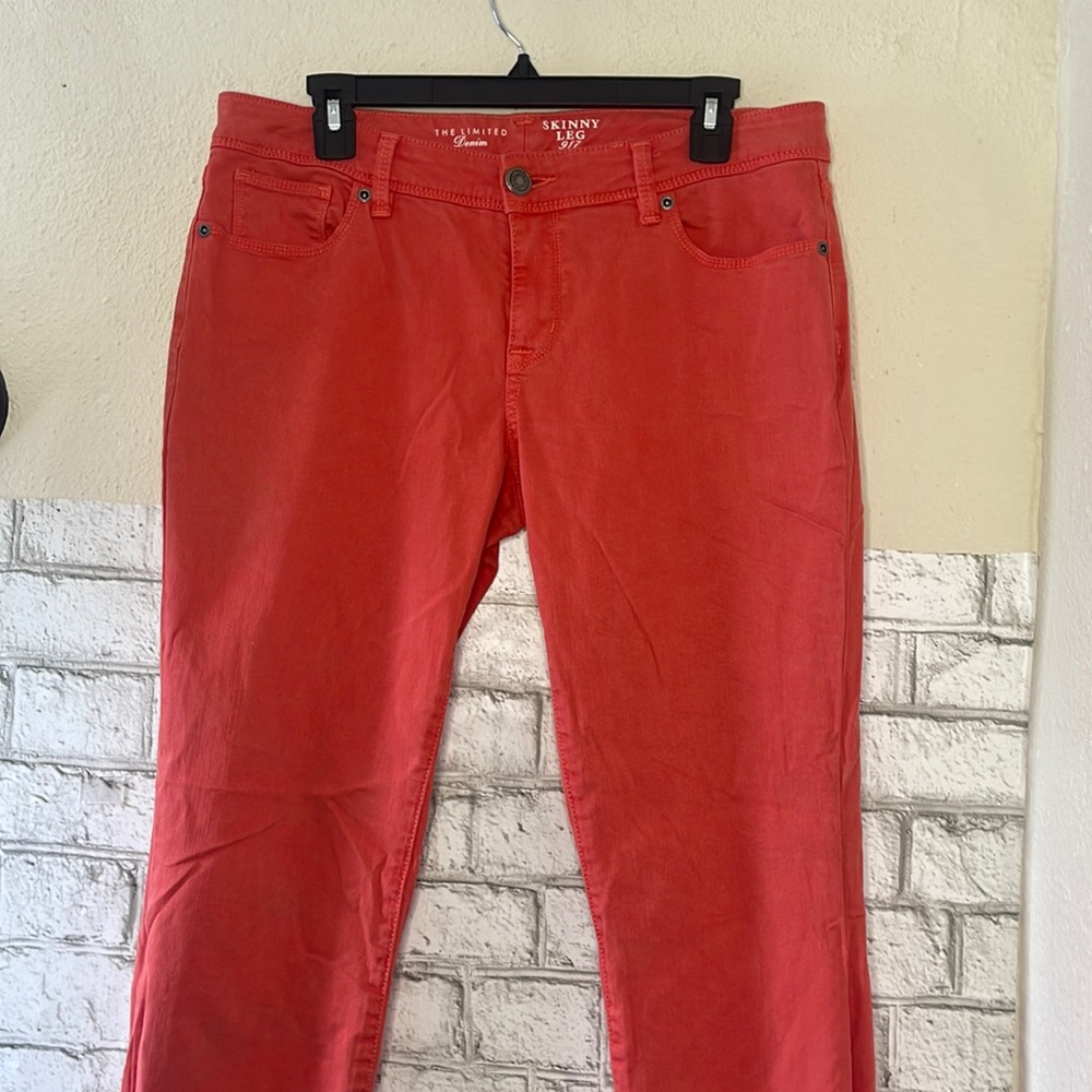 Limited Denim Jeans Sz 12 Red/Orange ❤️🤎🧡🍁